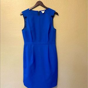 J Crew Blue Tailored Sleeveless Dress